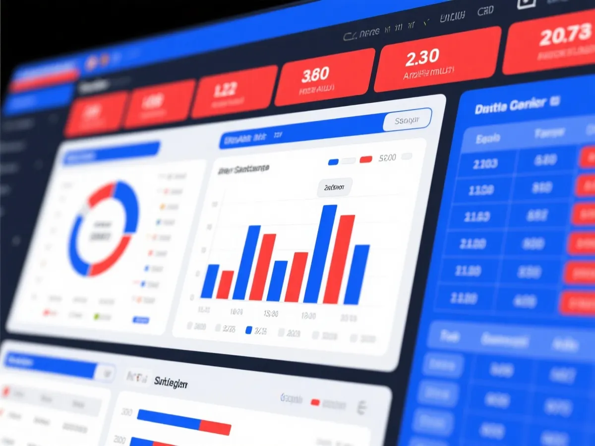 七星彩数据可视化平台首页展示